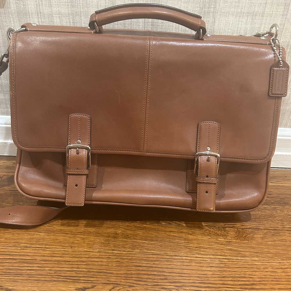 Brown Leather Men's Bag